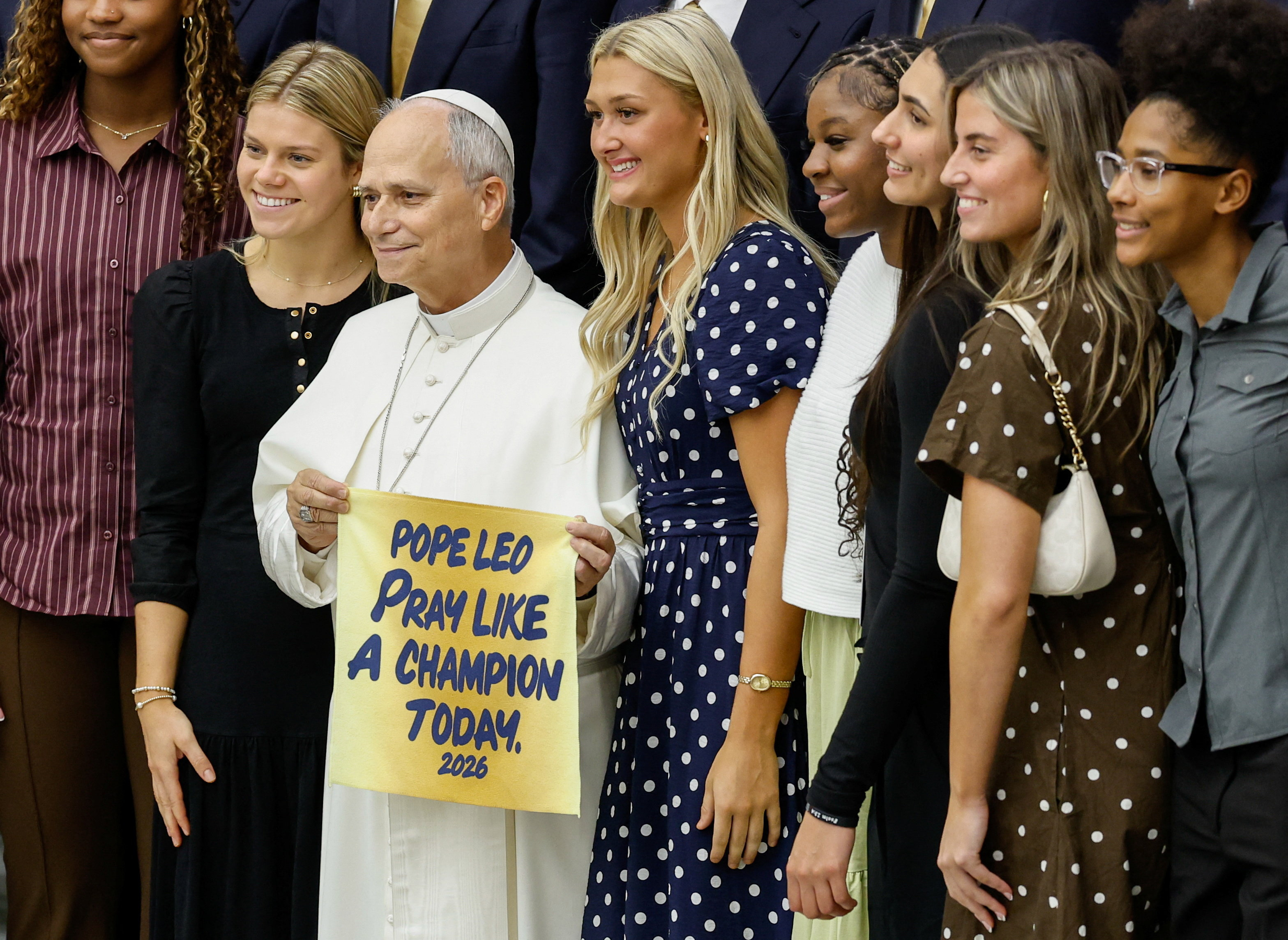 cover Pope Leo tries to stay neutral as basketball rivals descend on Vatican