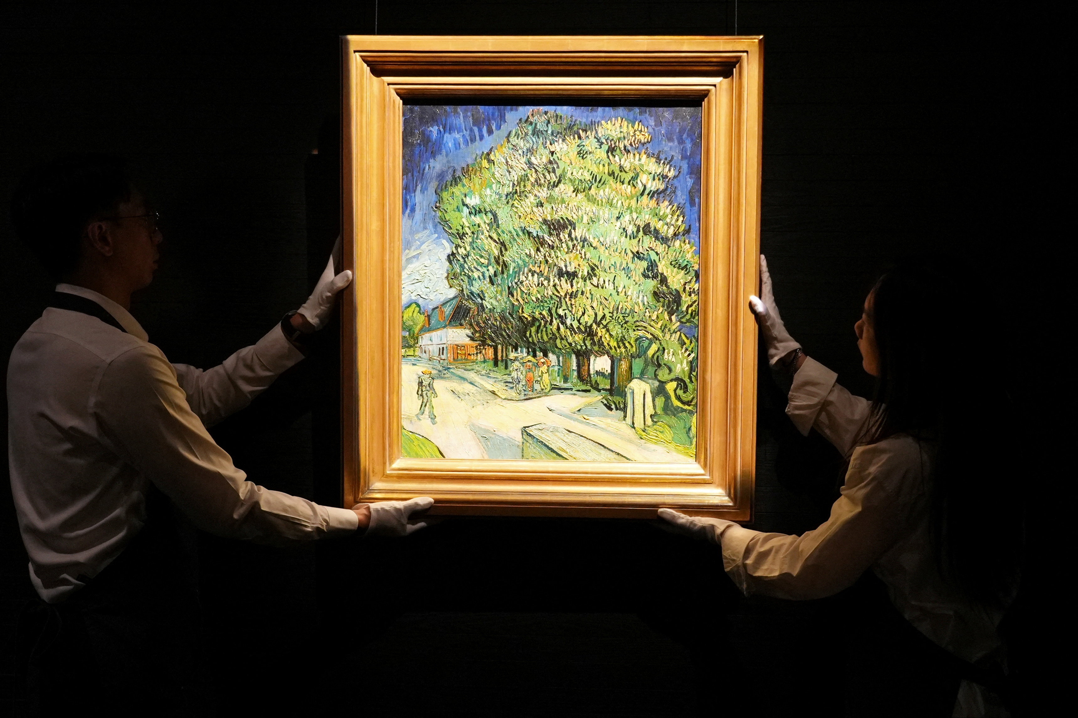 cover Hundreds queue in Hong Kong to glimpse Van Gogh painting unseen in public for 60 years